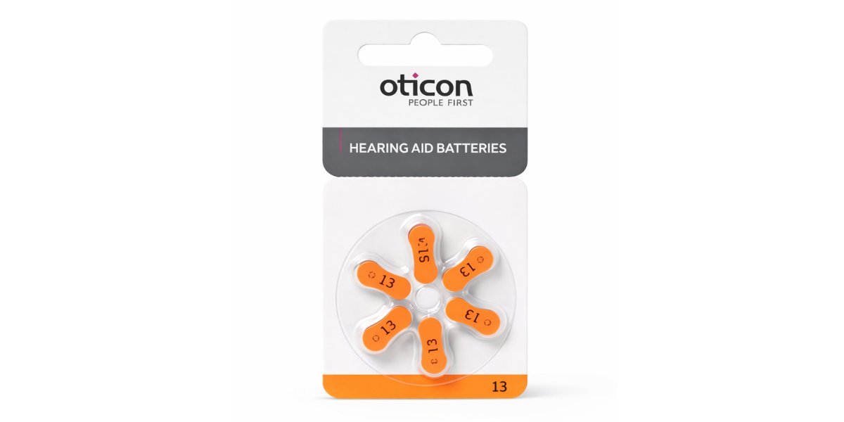 Pilha Oticon 13 (Laranja)